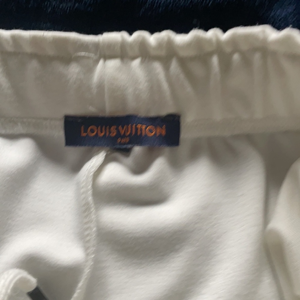 Louis Vuitton White Track Pants Sweat Pants